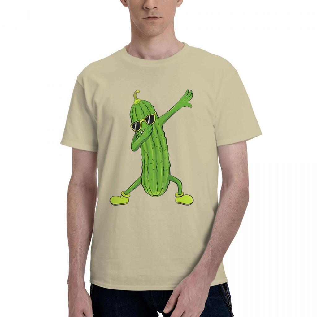 Dabbing Pickle Dancing Cucumber Lover 100 Cotton Casual Breathable Confortable Tshirt Mens Clothing Brands Men Clothes