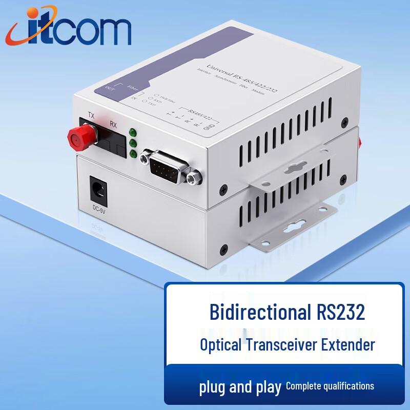 itcom Industrial Serial to Fiber Optic Converter