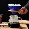Ceramic Coffee Filter Cup Reusable Filters Coffee Maker with Wood Stand Funnel Dripper Cake Filter Cup Coffee Accessories