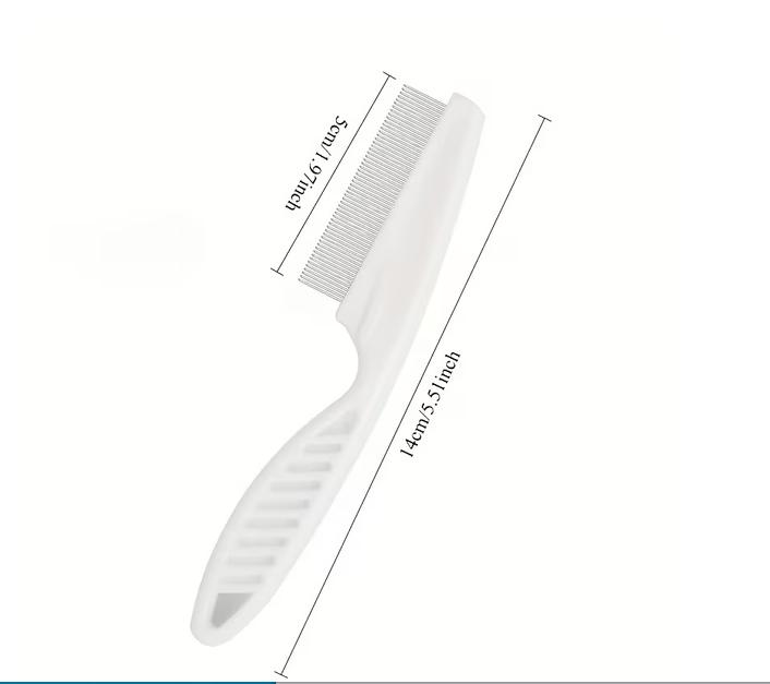Pet comb - Dog and Cat Face Comb - Specialized Plastic Comb for Removing Lice - Steel Needle Comb for Removing Hair
