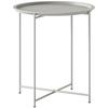 Steel Removable Tray Top Garden Table - White