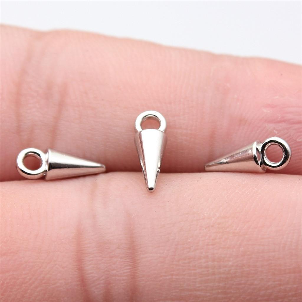 Accessories Parts Cone Shape Pendant End Beads Vintage Jewelry Supplies SA051