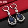 925 Sterling Silver AAA Zircon Raindrop Earrings - Charming Gift Jewelry