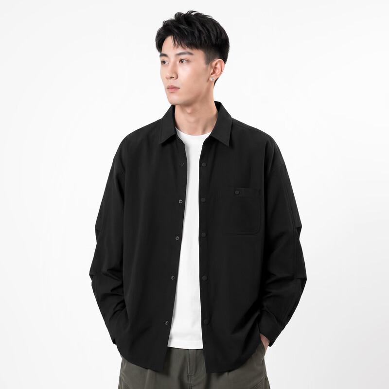 Warrior Men's Casual Breathable Long-Sleeve Button-Down Shirt