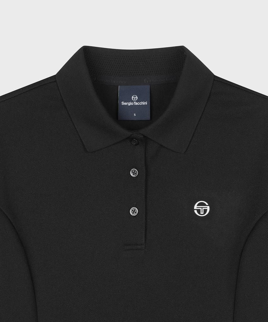 SERGIO TACCHINI W Pique Polo Dress (Black)