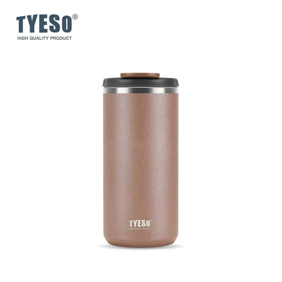 Tyeso 600ML Vacuum Flask Insulated Travel Tumbler Large Capacity Cup for Office Car Hot Cold Portable Thermoses Drinkware