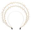 New Madonna Halo Hair Crown Handmade Pearl Funny Dressing Headwear Retro Lolita Crown Headband
