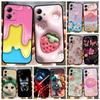 Für Motorola Moto G14 4G G75 G35 G55 G85 5G Hülle Mode Weiches Silikon Handy Rückseite Schwarz Stoßfest Schutzhülle Fundas Coque