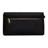 Coach Wyn 27 Einfarbig Druckknopfverschluss Innenfach mit Reißverschluss Mehrere Kartenfächer Geprägtes Leder Handgelenktasche Handtasche Groß Damenhandtasche CC487-B4BK