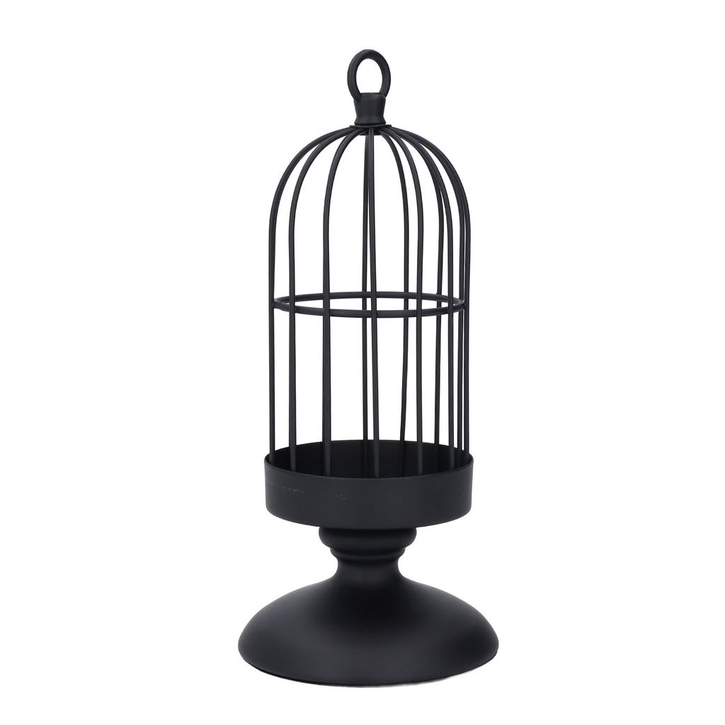 Birdcage Candle Holder Decorative Bird Cages for Weddings Vintage Candlestick Holder Iron Candleholder Set