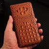 Flip Case for Realme 16 Realme16 Pro Plus 5G Genuine Leather Magnetic Cover Cowhide 3D Crocodile Claw Card Pocket Wallet Cases