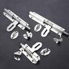 JNL Heavy-Duty Stainless Steel Door Latch with Padlock Hasp