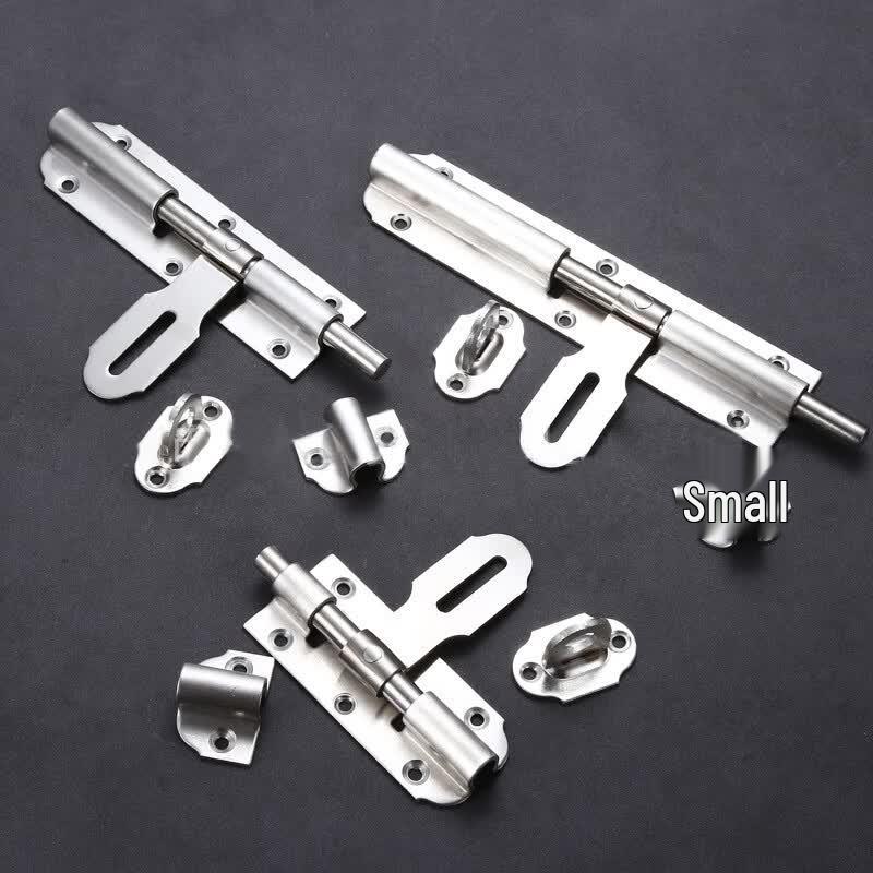 JNL Heavy-Duty Stainless Steel Door Latch with Padlock Hasp