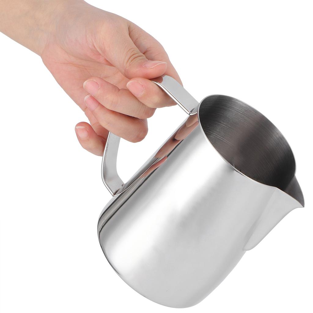 600ml Konvička na kávu 304 Nerezová ocel Latte Art Pěnicí šálek Kávové příslušenství pro Domov Kancelář