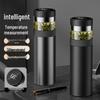 QUANGE Smart Temperature Display Thermos Tea Mug