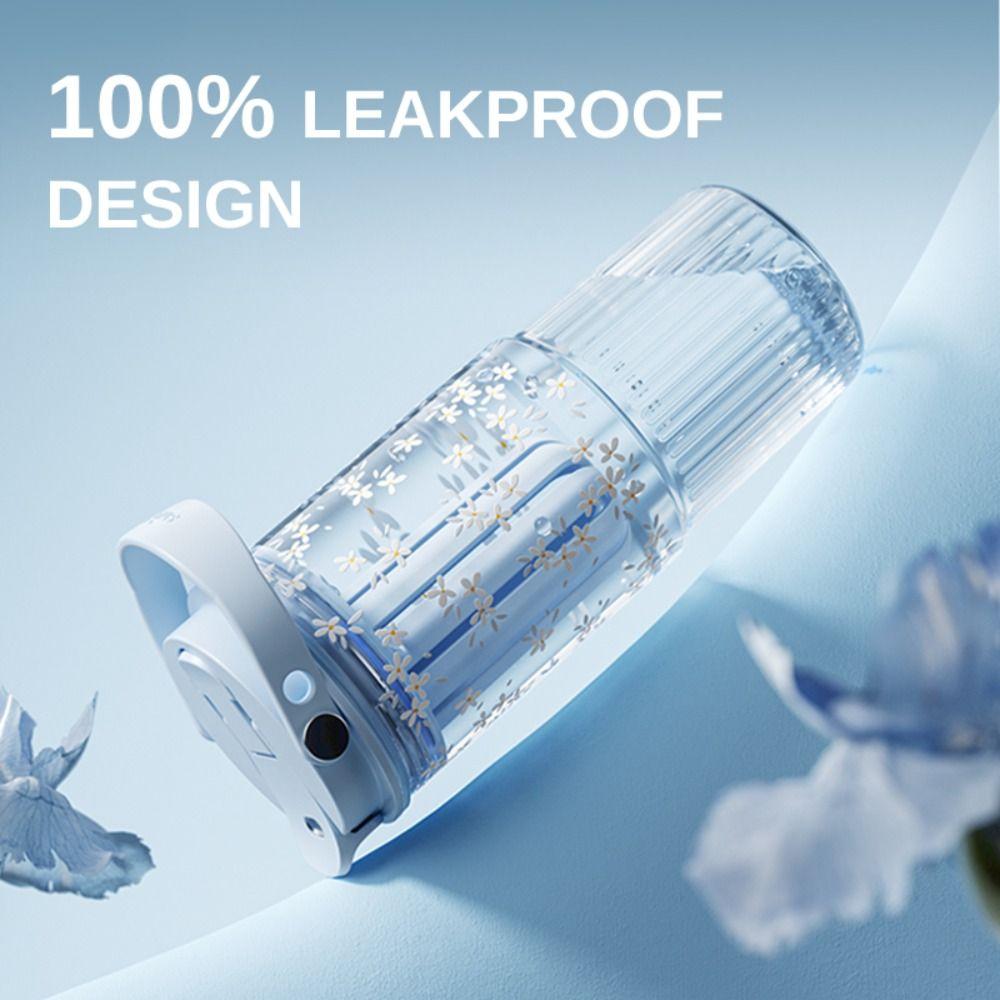 Blumenprint Strohbecher 860ml Kaffeetasse Neue Wasserflasche Saft Milchtee Kaffee