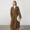 LANCY Women's French Style Wool Double-Faced Coat