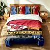 Kansas City Chiefs (28) Juego de 3 piezas adecuado para dormitorios principales suave y cómodo un regalo ideal para familiares y amigos Incluye una funda nórdica y tw