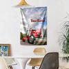 Kw Heavy Trucks Custom Your Name Wall Decor Tapestry Art For Pet Memorial Birthdaywedding Party Backdrop Family Gift