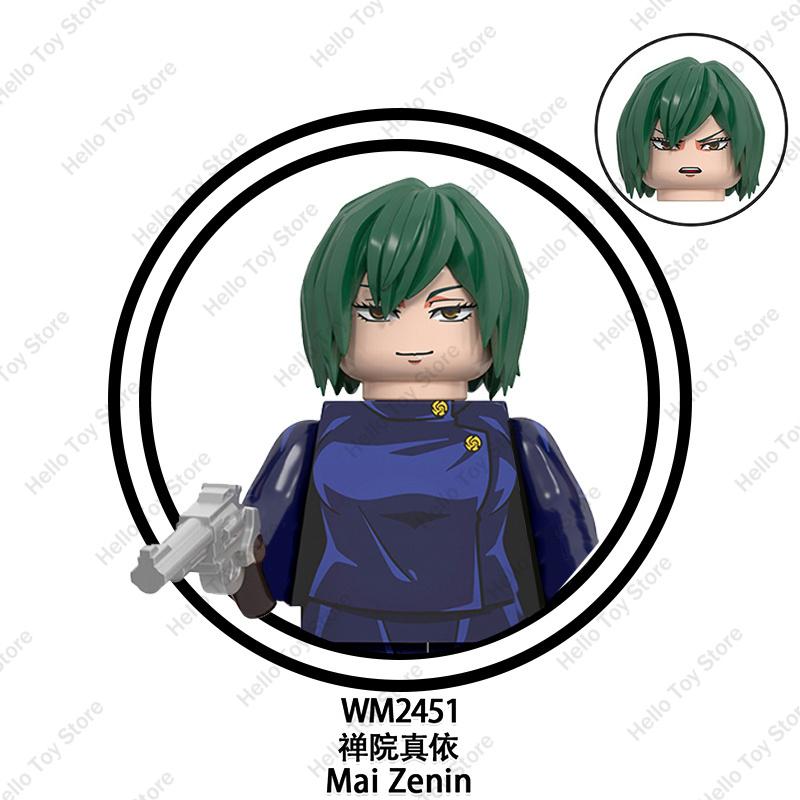 Jujutsu Kaisen Hot Anime Mini Acion Figures Satoru Gojo Model Classic Cartoon Building Blocks Itadori Yuji Dolls Bricks Toy Gift