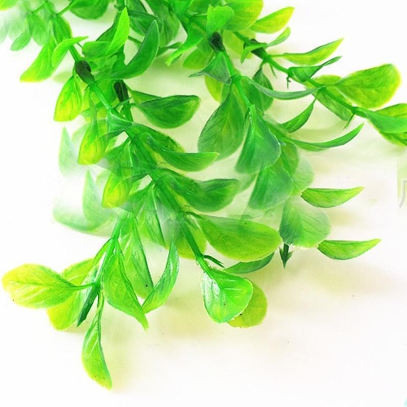 Plastic Aquarium Decorations Green Artificial Plastic Plant Grass for Fish Tank Aquarium Ornament Decor Pet Fish Supplies