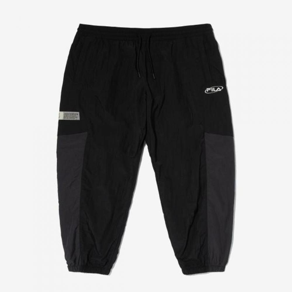 Fila Crinkle Mesh Lined Color Block Jogger Pants BLACK/095