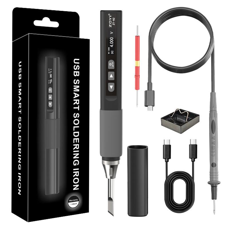 Smart Soldering Iron Electrician Portable Constant Temperature Adjustable Welding Pen Home Maintenance Welding 96W/65W ZT-N1/N2