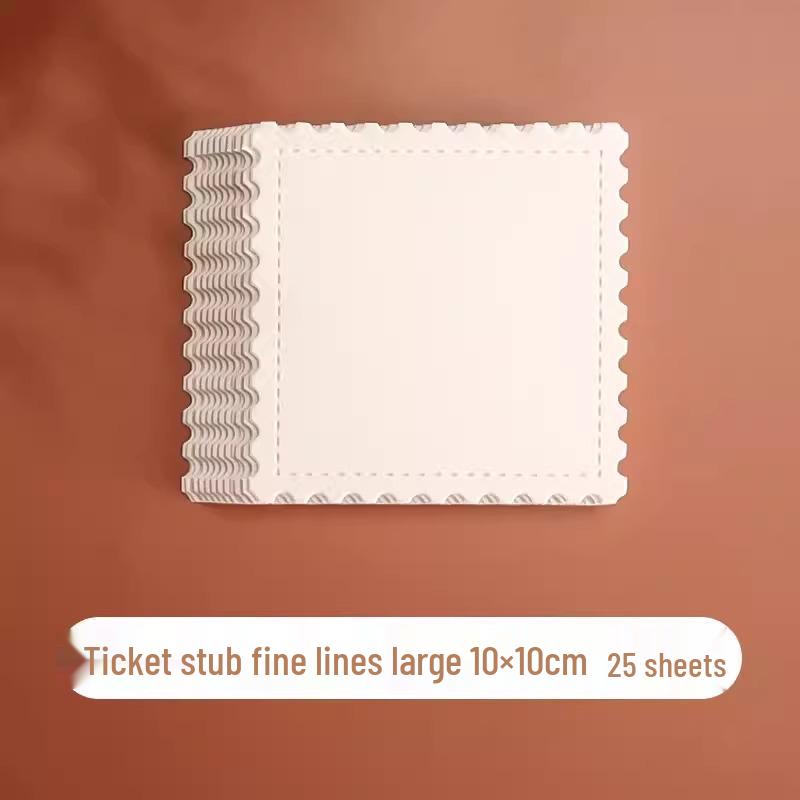 300g Watercolor Postcard Paper - Thick, Medium Rough Texture, Wood Pulp, Square, Blank Cardstock for Painting and Drawing