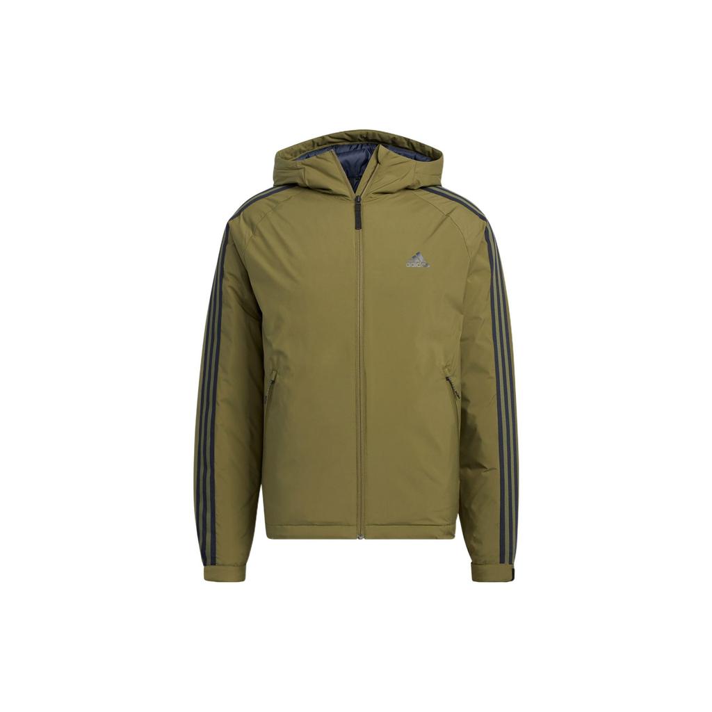 adidas 3 Stripes Down Jacket Men's Green HN2120