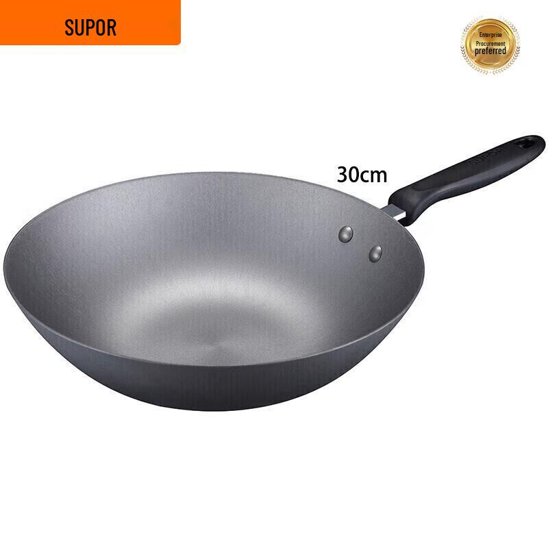 Supor True Rust-Proof Cast Iron Wok 30cm