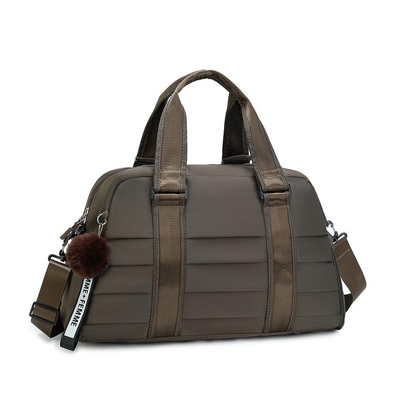 Damen Crossbody-Tasche mit großer Kapazität, einfarbig, für Reisen und Sportfitness