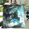Luxury Game World W-Warcraft Blanket,Flannel Throw Blanket for Home Bedroom Bed Sofa Picnic Office Hiking Leisure Nap