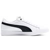 Puma Smash v2 piele alb negru pantofi femei 365208-01