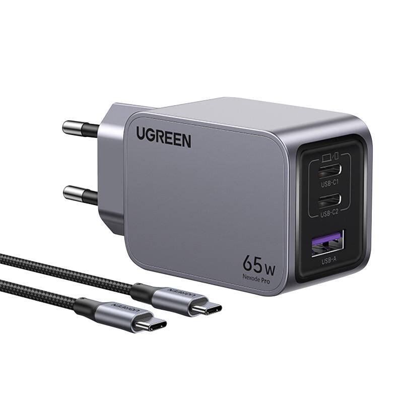 Ugreen Nexode Pro mains charger, USB