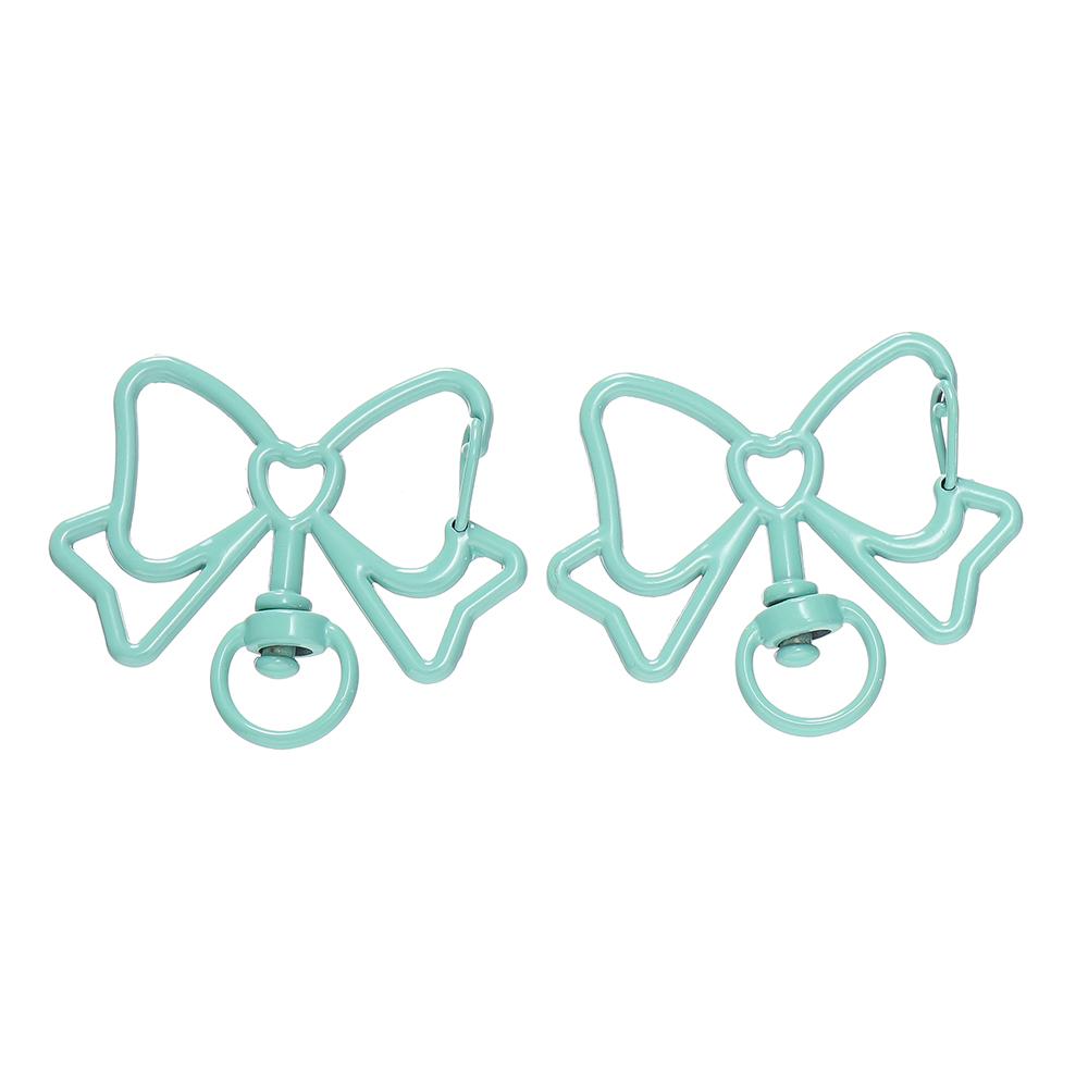 5pcs/lot Colorful Butterfly Shape Lobster Clasps Swivel Keychain Alloy Metal Key Hooks For Jewelry Making Supplies Crafts