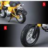 1/12 Honda Monkey 125 Alloy Motorcycle Model Die Cast Toy Vehicle Simulation Sound and Light Off Road Autocycle Collection Toys