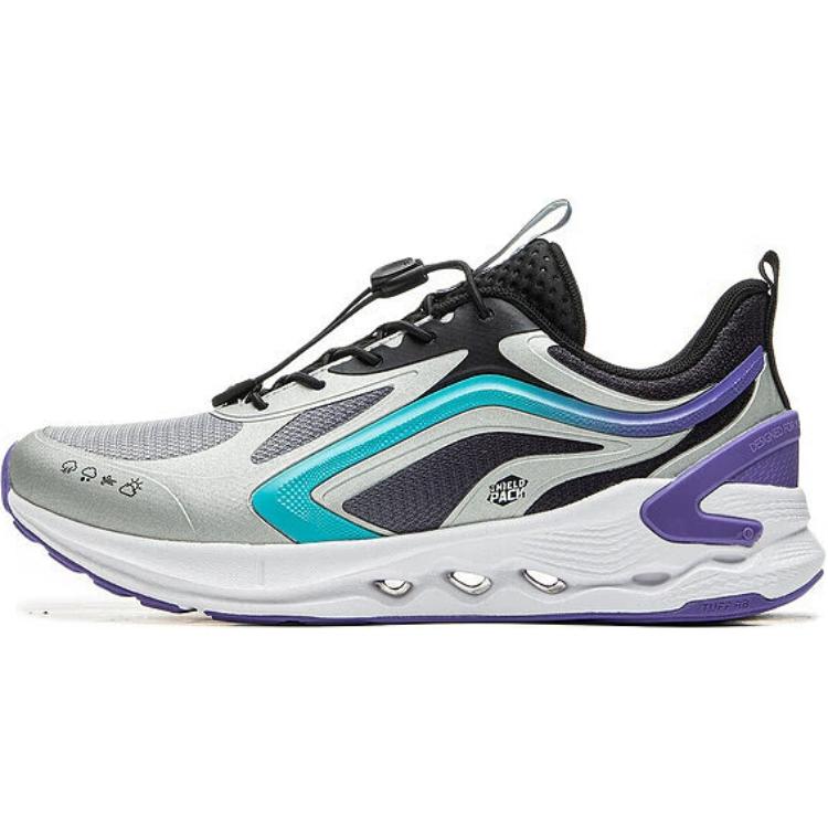 

Кроссовки Li Ning Running Series Light Chase Ute, удобные, нескользящие, износостойкие, с низким верхом, детские кроссовки серебристо-серого цвета YKFU096-7 39