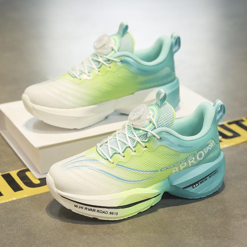 Four Season Kids Sneakers High-quality Ultra Light Anti Slip Button Up Training Shoes Comfort Girls Boys Outdoor Walk Run Shoes