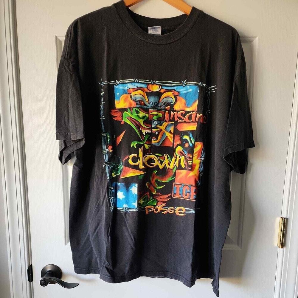 Insane Clown Posse ICP Графическая футболка с коротким рукавом Унисекс Репринт S-5XL KH10629 Унисекс Футболка XXXXL