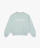 GOALSTUDIO Basic Embroidery Sweater-Sky Blue