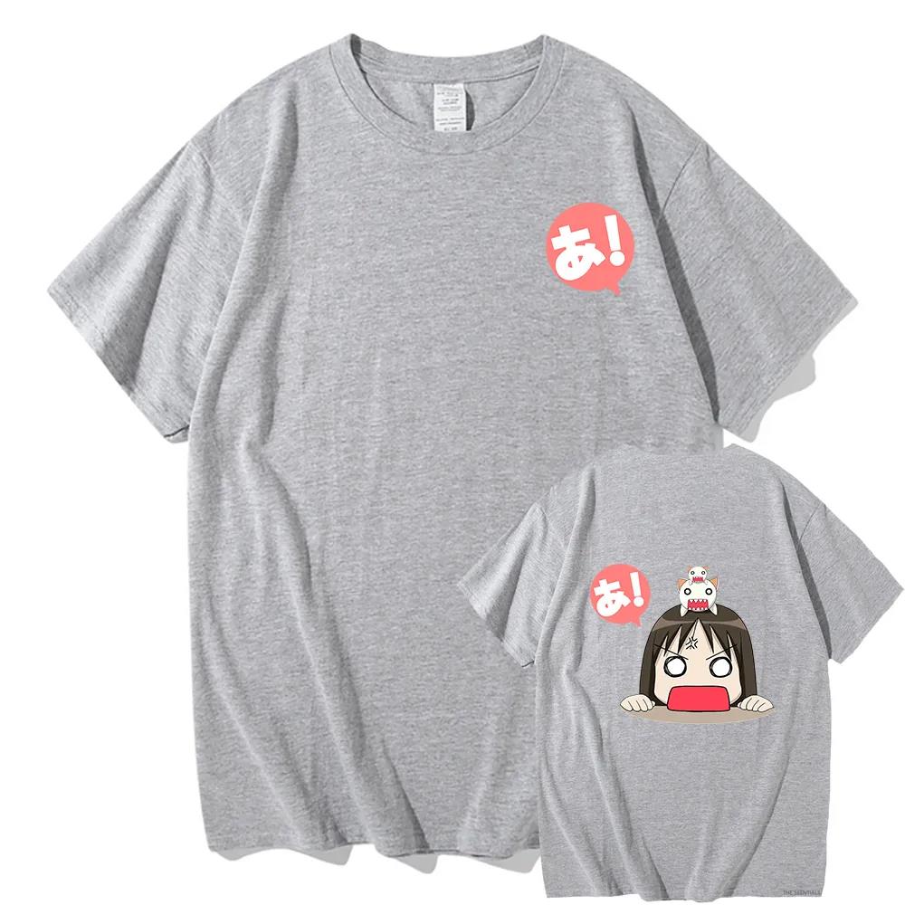 

Anime AzuUnisexga Daioh T Shirt Women Kawaii Chibi Osaka and Chiyo Chans Dad TShirts Unisex Sweatshirt Summer Cotton Plus Size Tops 4XL