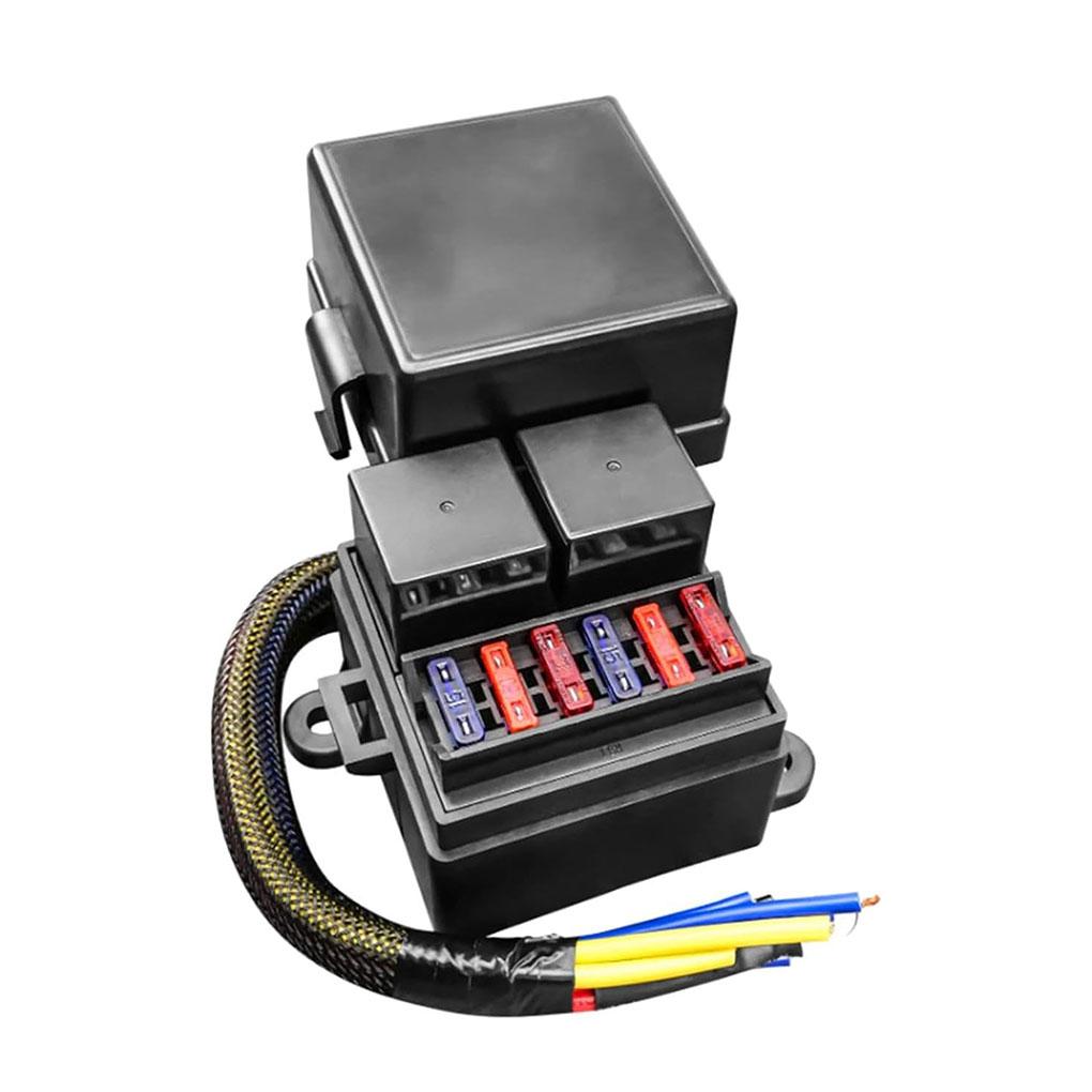 Pre-Wired Fuse Relay Box Fuse Relay Box Kits 12V Fuse And Relay Box Block Fuse And Relay Box