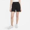 Nike Swoosh Drawstring Breathable Casual Shorts Women Bottoms Black DA3488-010