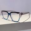 Oversized Eyeglasses Frames  Stylish New in Multicolor Spectacles Trendy Fashion Non-prescription Women Eyeglasses