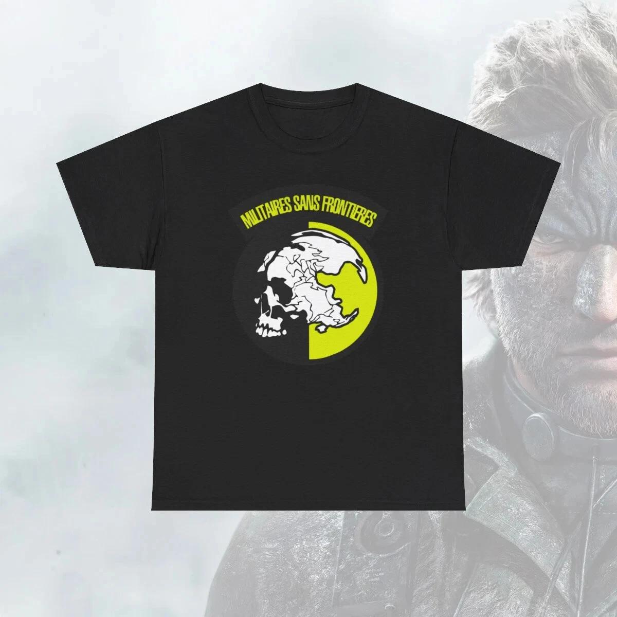 

MSF Militaire sans frontiere Metal Gear Secret operations T-shirt unisex 3XL