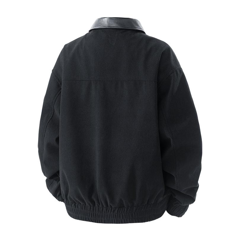 Autumn Winter Casual Retro Men Coats Outdoors Windproof Fashion Lapel Tops New Loose Breathable Versatile Solid Jacket Men
