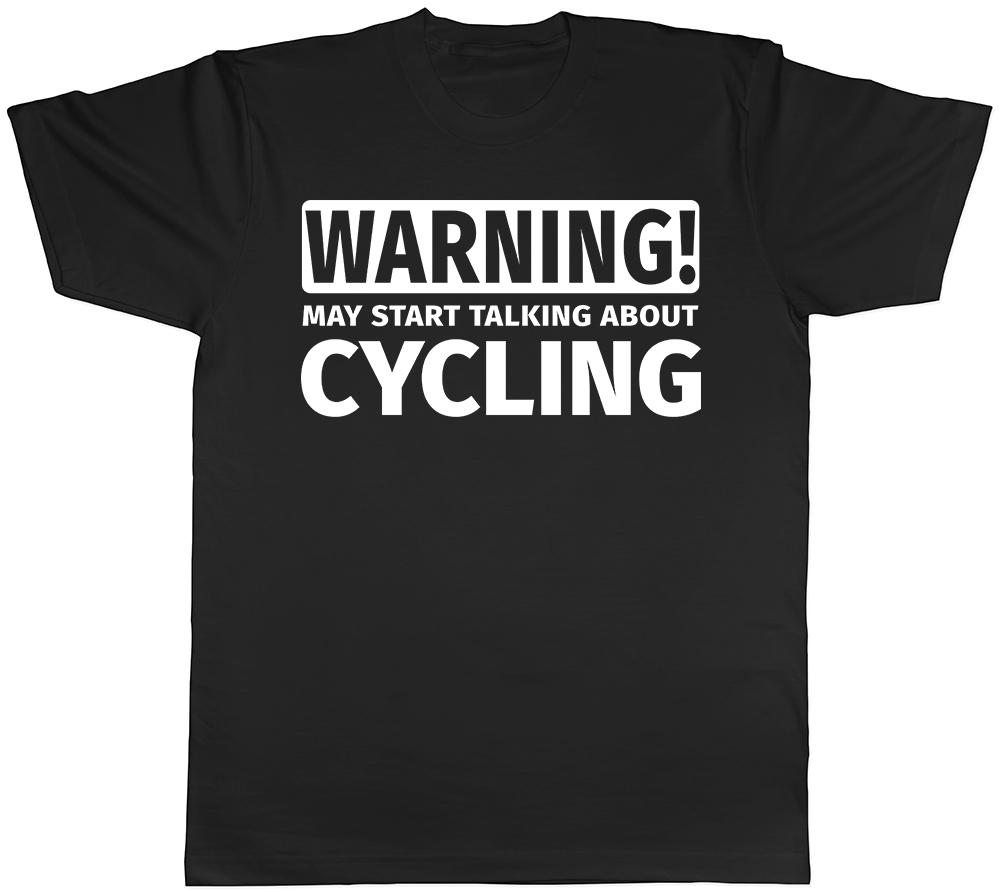 Warning May Start Talking About Cycling Unisexs Unisexs TShirt