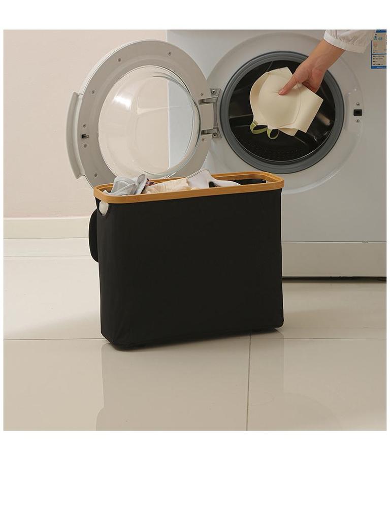 Foldable Waterproof Bathroom Tissue Storage Basket with Lid