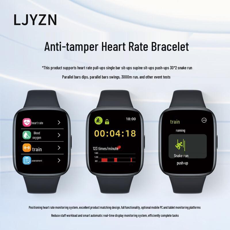 Heart Rate Monitoring Anti-Cheat Wristband System for 3000m Running Tests