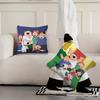 Tecknad Rolig F-Familjens Killar Kuddfodral Kuddöverdrag Hem Soffa Vardagsrum Dekoration Kontor Bil Nordisk Enkelhet